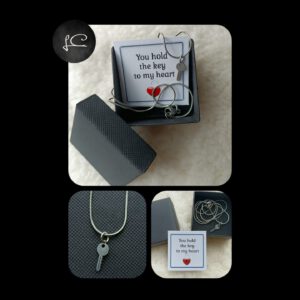 Giftset "You hold the key to my heart"