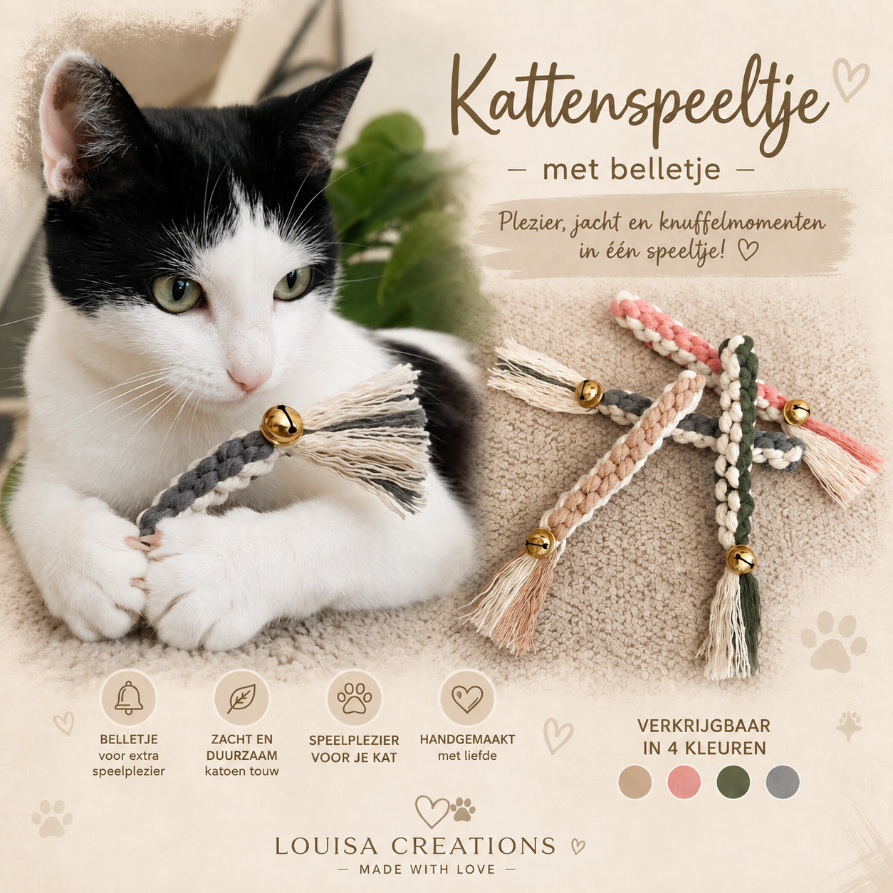 Kattenspeeltje met belletje